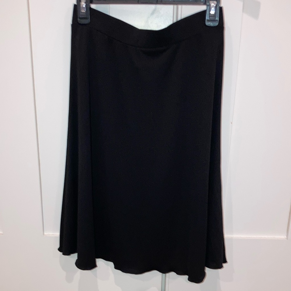 Sigrid Olsen NWT Black  A-Line Skirt